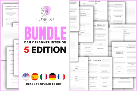 A Multi-Language Daily Planner Bundle for Your Creative Projects