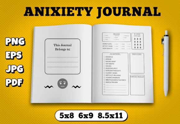 A Practical Anxiety Journal Template for Kindle Direct Publishing