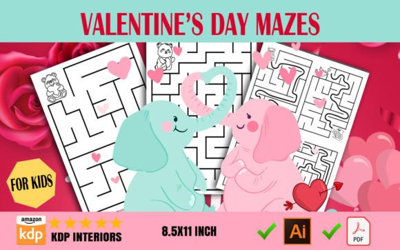 Crafting Joyful Valentine Mazes for Kids