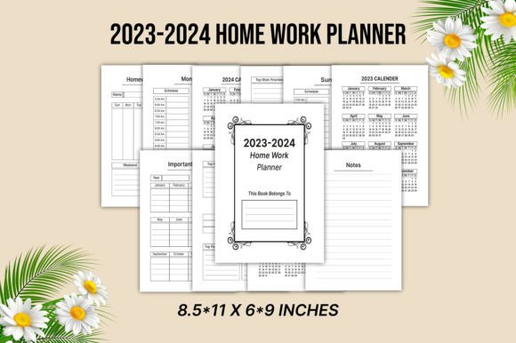 Master Your Home and School Life with the 2 Year Home Work Planner 2023-2024