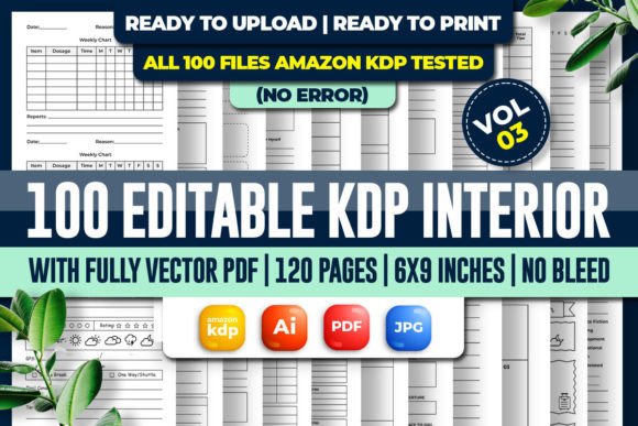 The Mega Editable KDP Interior Bundle Vol 03: Your Complete Toolkit for Publishing Success
