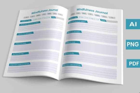 The Mindfulness Journal 2023: A Designed Space for Intentional Growth