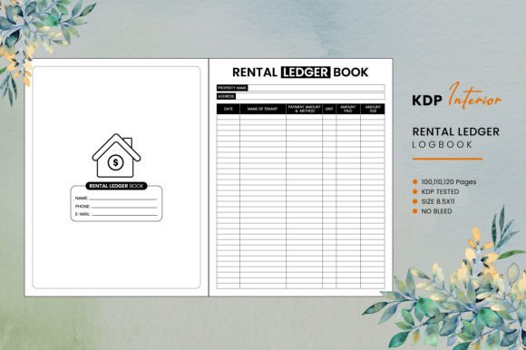 The Rental Ledger Book KDP Interior: Your Foundation for Professional Property Management